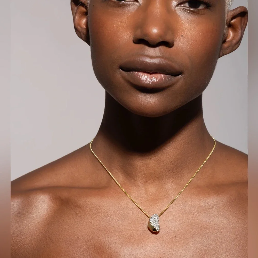 ALEXIS BITTAR • Solanales Crystal Small Pebble Necklace